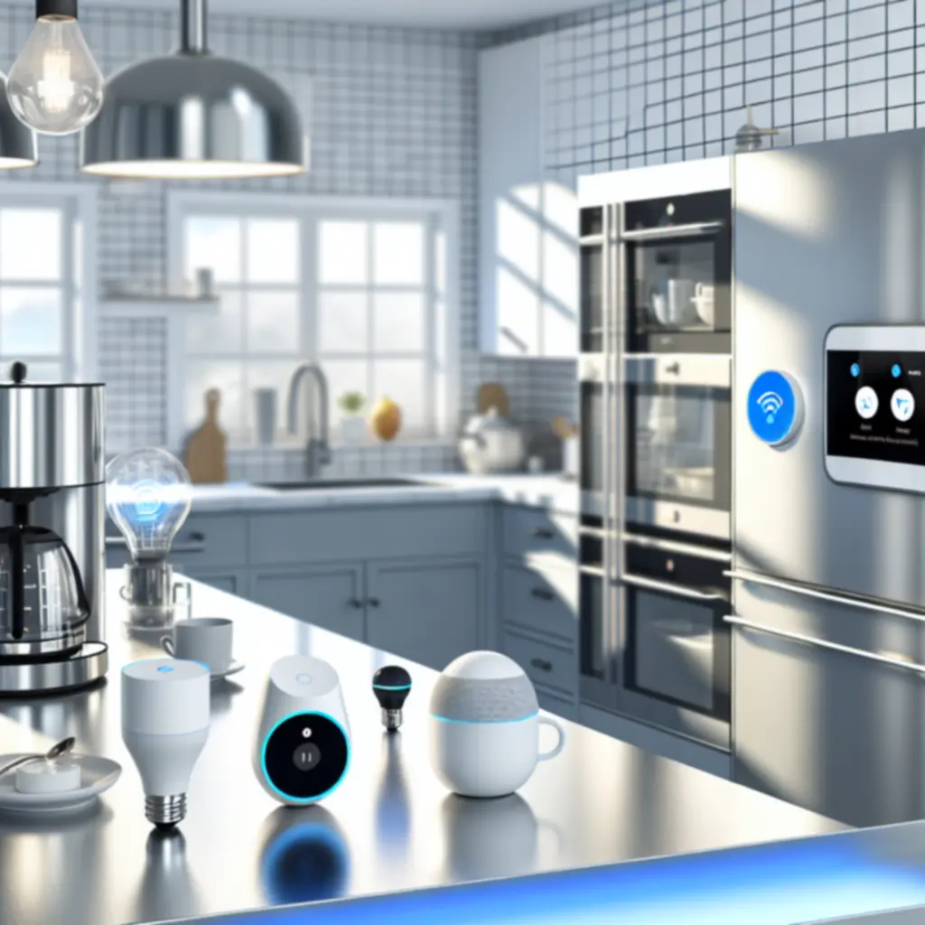 Inteligentne akcesoria smart home w nowoczesnej kuchni
